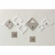 Appendiabiti da parete con struttura in legno dal design moderno ed elegante