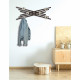 Appendiabiti da parete dal design moderno ed elegante con struttura in legno