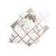 Capezzale da parete in legno con incisioni a laser dal design moderno 100x95