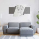 Capezzale da parete in legno moderno con raffigurazione incisa a laser 130x75
