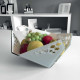 Centrotavola in plexiglass traforato dal design moderno ed elegante