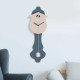Orologio da parete a pendolo dal design moderno ed elegante struttura in legno