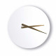 Orologio da parete rotondo dal design minimal ed elegante