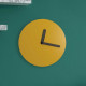 Orologio da parete rotondo in legno dal design moderno minimalista