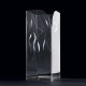Portaombrelli in plexiglass dal design moderno con incisione a laser