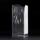 Portaombrelli in plexiglass dal design moderno con incisione a laser