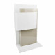 Portaombrelli in plexiglass dal design moderno e dalle linee geometriche
