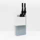 Portaombrelli in plexiglass dal design moderno e dalle linee geometriche