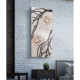 Quadro in legno verticale dal design moderno 60x120