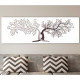 Quadro moderno interamente in legno con raffigurazione incisa a laser 150x50