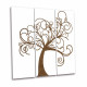 Set 3 pannelli in legno incisi a laser dal design moderno