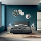 Set 4 pezzi quadri a pannello in legno con incisione laser dal design moderno