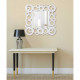 Specchio da parete grande con cornice in legno dalle linee moderne ed eleganti