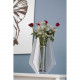 Vaso moderno da tavolo in plexiglass dalle linee geometriche ed eleganti
