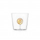 Bicchiere Tumbler per acqua in vetro dal design moderno "Lecca Lecca"
