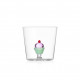 Bicchiere Tumbler per acqua in vetro dal design moderno "Pasticcino"