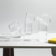Brocca in vetro dal design moderno
