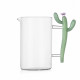 Brocca in vetro dal design moderno con Cactus