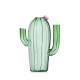 Brocca in vetro per acqua a forma di cactus