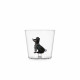 Tumbler in vetro con Barboncino
