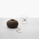 Tumbler in vetro con gatto