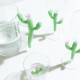 Tumbler in vetro dal design moderno con Cactus
