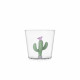 Tumbler in vetro dal design moderno con Cactus