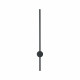 Applique a led con struttura corta in alluminio dal design moderno