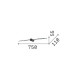 Applique a led con struttura in alluminio dal design moderno