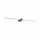 Applique a led con struttura in alluminio dal design moderno
