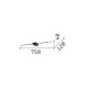 Applique a led con struttura in alluminio diffusore in policarbonato