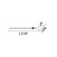 Applique a led con struttura lunga in alluminio dal design moderno