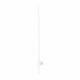 Applique a led con struttura lunga in alluminio dal design moderno