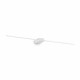 Applique a led con struttura lunga in alluminio diffusore in policarbonato