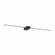 Applique a led con struttura lunga in alluminio diffusore in policarbonato