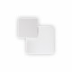 Applique a led con struttura quadrata in alluminio e diffusore in acrilico