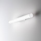 Applique a led corta con struttura in alluminio e diffusore in policarbonato