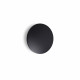 Applique a led da esterno rotonda grande in alluminio e diffusore in vetro