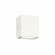 Applique a led esterno struttura in alluminio e doppio diffusore in vetro