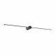 Applique a led grande con struttura in alluminio dal design moderno