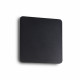 Applique a led quadrata struttura grande in alluminio e diffusore in acrilico