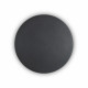 Applique a led rotonda con struttura grande in alluminio e diffusore in acrilico