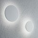 Applique a led rotonda con struttura grande in alluminio e diffusore in acrilico