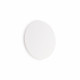 Applique a led rotonda con struttura in alluminio e diffusore in acrilico