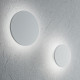 Applique a led rotonda con struttura in alluminio e diffusore in acrilico