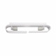 Applique a parete con struttura in metallo lunga dal design moderno