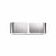 Applique a parete con struttura in metallo lunga dal design moderno