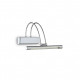 Applique con diffusore a led corto inclinabile e struttura in metallo