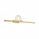Applique con diffusore a led lungo inclinabile e struttura in metallo