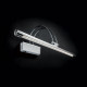 Applique con diffusore a led medio inclinabile e struttura in metallo